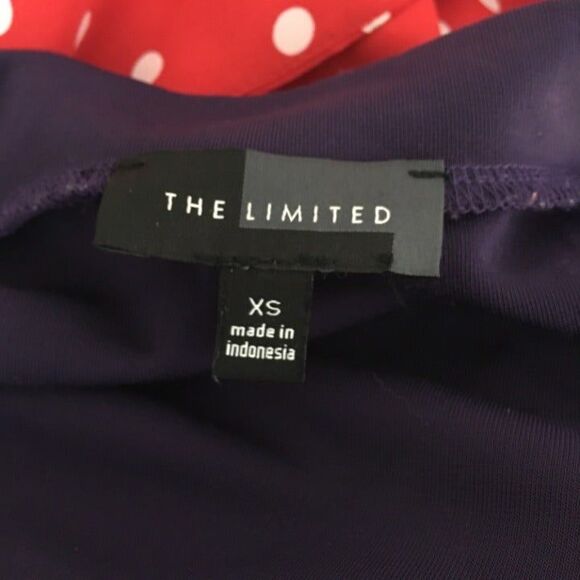 Classy Long Sleeve Purple V Neck Wrap Midi Dress womens XS The Limited - Picture 8 of 9